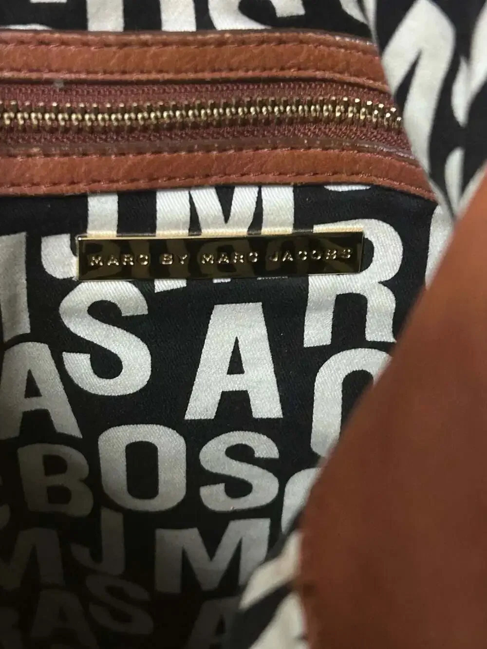 Marc by Marc Jacobs Brown Leather Hobo Shoulder Bag